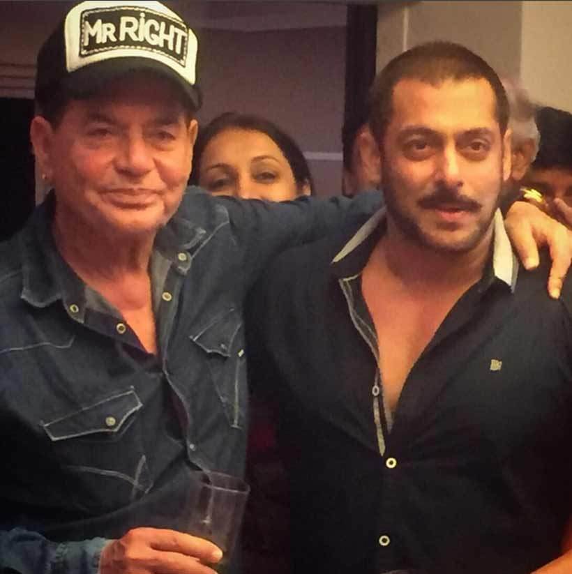 sALMAN KHAN, salim khan, salman father birthday, Sangeeta Bijlani and Sajid Nadiadwala's wife, Warda, helen, sohel khan, arwaz khan, arpita khan
