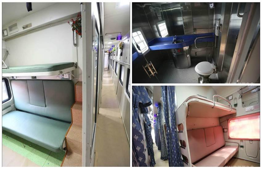 mahamana express MAHAMANA EXPRESS, narendra modi news, modi in varanasi, mahamana Express coaches, pm modi flags off mahamana express train, Mahamana Express Speed, Mahamana Express fare, Delhi, Varanasi, Delhi to varanasi, Indian railways new train, indian railway, new indian train, new compartment train, IRCTC, indian railway, indian railway, new train coaches, irctc, railway booking, New railway Coaches, indian Railway pics, indian railway photos, improved interior, latest news in Hindi