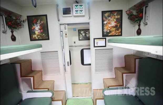 new-620x400 MAHAMANA EXPRESS, mahamana Express coaches, Mahamana Express Speed, Mahamana Express fare, Delhi, Varanasi, Delhi to varanasi, Indian railways new train, indian railway, new indian train, new compartment train, IRCTC, indian railway, indian railway, new train coaches, irctc, railway booking, New railway Coaches, indian Railway pics, indian railway photos, improved interior, latest news in Hindi