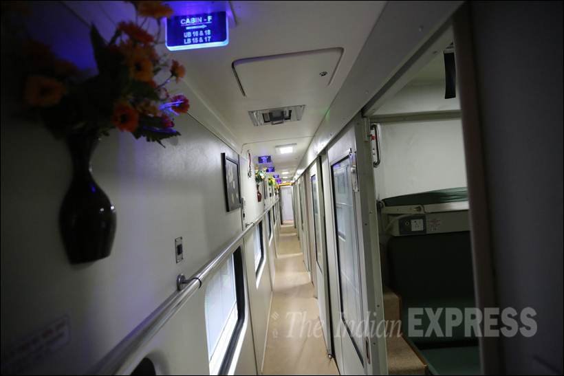 new-railway-coaches-12 MAHAMANA EXPRESS, mahamana Express coaches, Mahamana Express Speed, Mahamana Express fare, Delhi, Varanasi, Delhi to varanasi, Indian railways new train, indian railway, new indian train, new compartment train, IRCTC, indian railway, indian railway, new train coaches, irctc, railway booking, New railway Coaches, indian Railway pics, indian railway photos, improved interior, latest news in Hindi