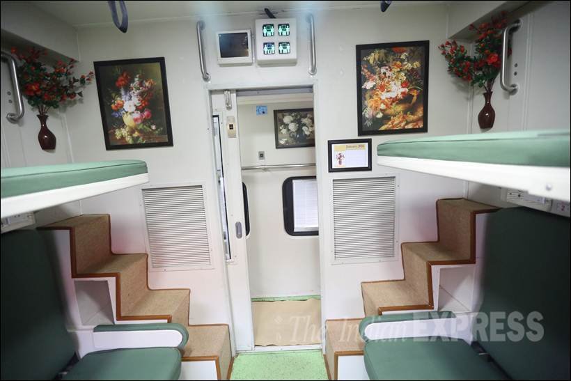 indian railway, indian railway, new train coaches, irctc, railway booking, New railway Coaches, indian Railway pic, indian railway photos, refurbished coaches, improved interior