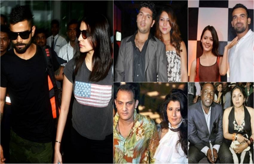 breakup zaheer khan with isha sharvani, azharuddin with sangeeta bijlani, virat anushka photos, indian cricketers break up, Viv Richards and Neena Gupta, saurav ganguly, dona