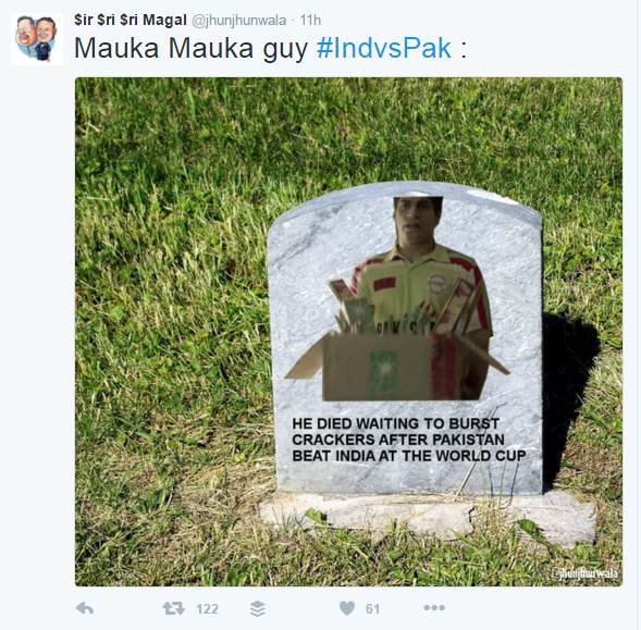 pakistani 11 India vs Pakistan, Ind vs Pak, Shahid Afridi, indian fans, pakistani fans, #IndvsPak, Qandeel Baloch, Twitter Reactions, India defeat Pakistan, jokes on pakistan, Twitterati hails Kohli, India beat Pakistan, Shoaib Malik, #PakwvIndw, Pakistani cricket fan, indian cricket fan, ICC World Twenty20, Kolkata, India, Pakistan, Mahendra Singh Dhoni, ICC World Twenty20, Shoaib Akhtar, Pakistan, India national cricket team, Virat Kohli, India Pakistan rivalry, World T20, शाहिद आफरीदी, कंदील बलूच, पाकिस्तानी मॉडल