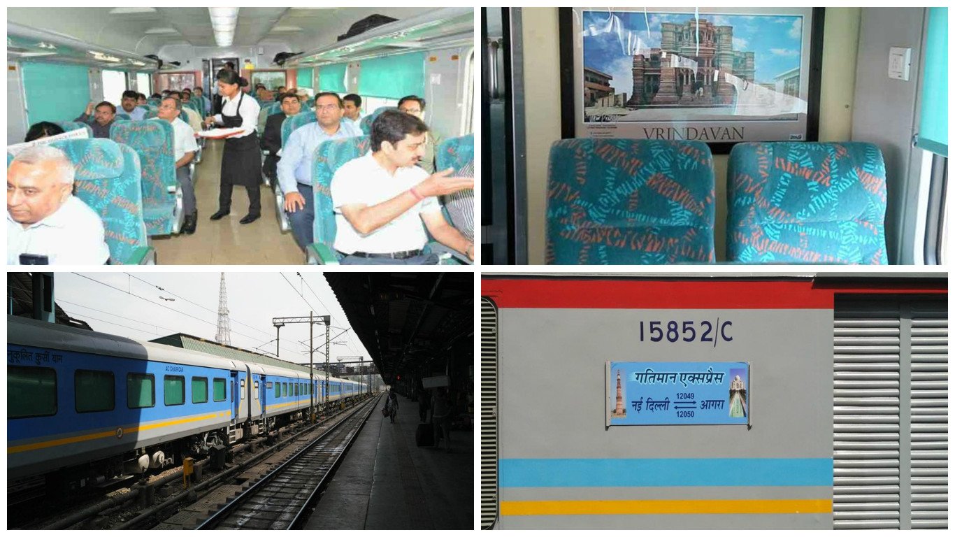 gatiman express collage Gatiman Express, Semi High Speed Train,fastest train, Agra-Delhi Gatiman, gatimaan express fare, gatimaan express facility, gatiman express speed, gatiman express route, gatiman express stoppage, Indian Railways, Suresh Prabhu, IRCTC, superfast trains, india fastest train, gatiman express time table, gatimaan express timing, गतिमान एक्सप्रेस, गतिमान एक्सप्रेस किराया, आगरा दिल्ली गतिमान एक्सप्रेस, गतिमान एक्सप्रेस टाइम टेबल, भारत की सबसे तेज ट्रेन, गतिमान एक्सप्रेस स्पीड
