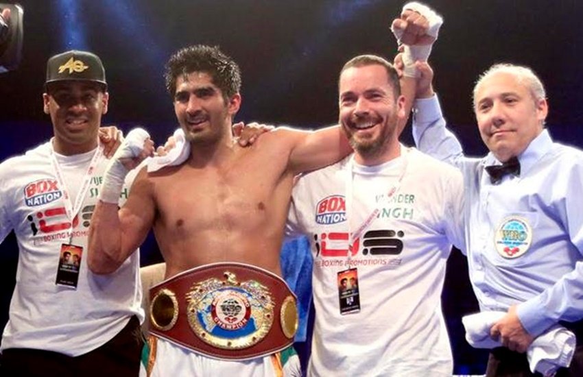 Vijender Singh2 Vijender Singh, Kerry Hope, Vijender Singh vs Kerry Hope live, Vijender vs Hope live, Vijender Hope live updates, Vijender Hope live score, Vijender boxing live streaming, Vijender video streaming, boxing video streaming live, live boxing stream, boxing news, boxing
