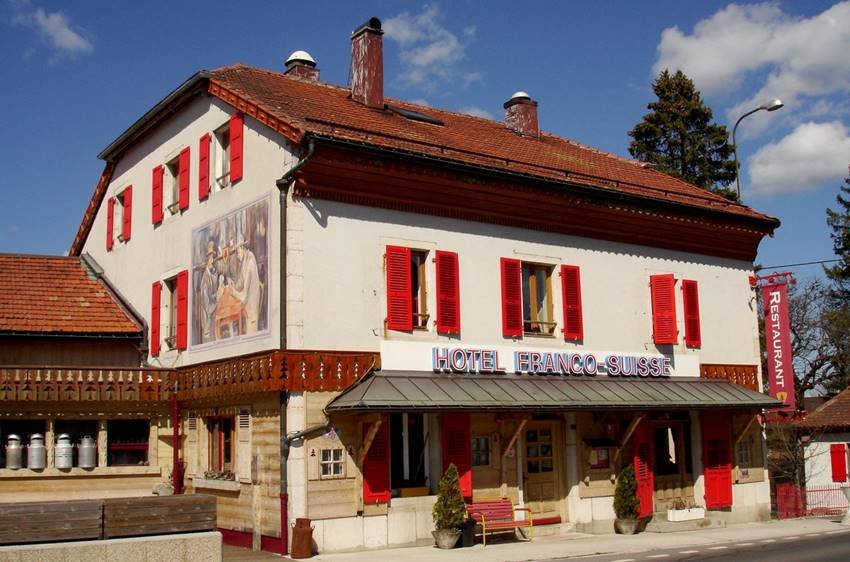 Arbez Hotel, Arbez Hotel in La Cure, Hotel in Both France and Switzerland, One Hotel in Two Countries, France and Switzerland Border, Hotel on Border