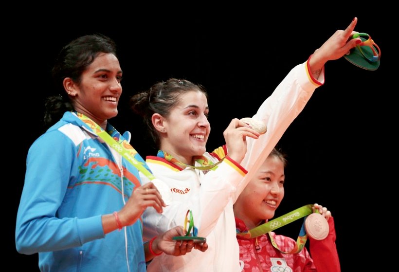 Badminton - Women's Singles - Gold Medal Match PV Sindhu, PV Sindhu silver medal, PV Sindhu final match, PV Sindhu photos, PV Sindhu women singles final, Sindhu vs Carolina, Sindhu medal, PV Sindhu India, Sindhu photos, Sindhu match highlights, Sindhu match photos, Rio 2016 Olympics, Rio Games, Sports photos, Sports