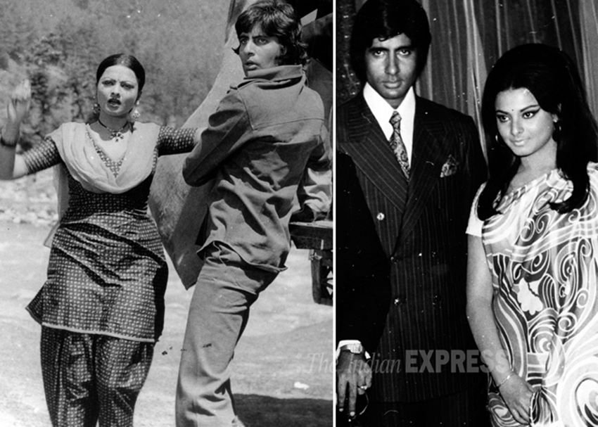 rekha rekha, amiabh bachchan, vinod mehra, simi grewal,raj babbar