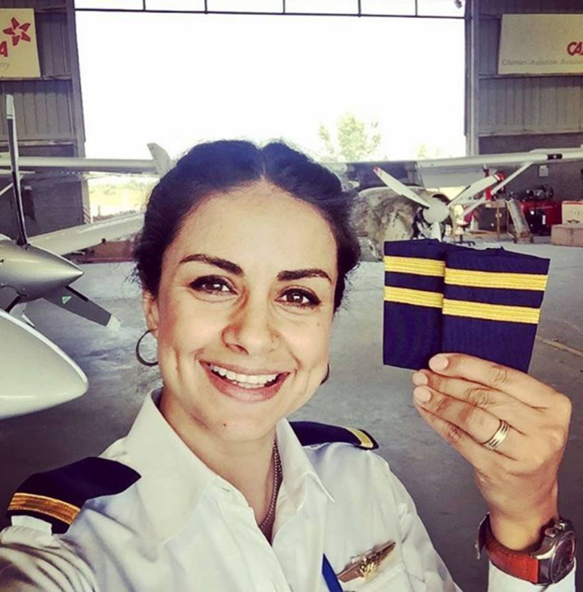 gul-panag-got-pilot-licence5 Gul Panag, Gulpanag, Pilot, Pilot pics, gul panag pilot, Chimes Aviation Academy, dhana india, gul panag website, gul panag pilot photos, CAA india, gul panag show, gul panag photos, gul panag aviation, gul panag political party, gul panag movie