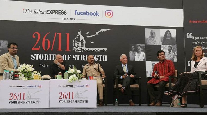 इंडियन एक्सप्रेस की वीडियो प्रदर्शनी में मुंबई हमले के पीड़ितों के साहस और जिजीविषा से जुड़ी कहानियां पेश की गई हैं। (Express photo by Nirmal Harindran)