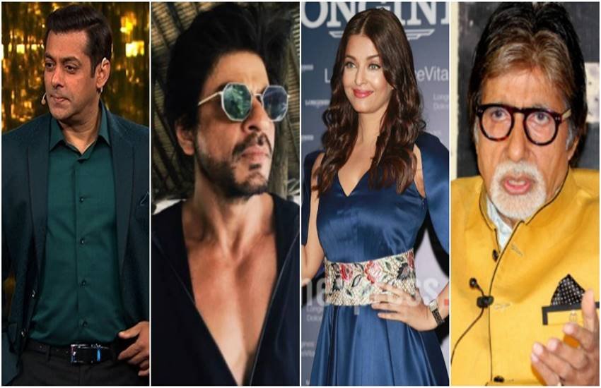 actors amitabh bachchan, salman khan, hrithik roshan, shahrukh khan