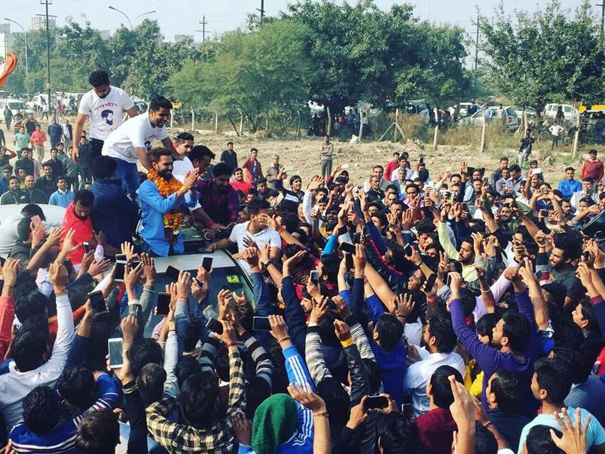 bigg boss 10, bigg boss 10 finale, bigg boss 10 grand finale, bigg boss 10 grand finale updates, manveer gurjar, bani judge, lopamudra raut, manu punjabi, salman khan, manveer grand welcome, bigg boss 10 grand finale news, bigg boss 10 grand finale pics, bigg boss 10 grand finale back stage pics, bigg boss 10 grand finale inside pics, bigg boss 10 grand finale videos, bigg boss 10, bigg boss 10 news, bigg boss 10 updates, entertainment news
