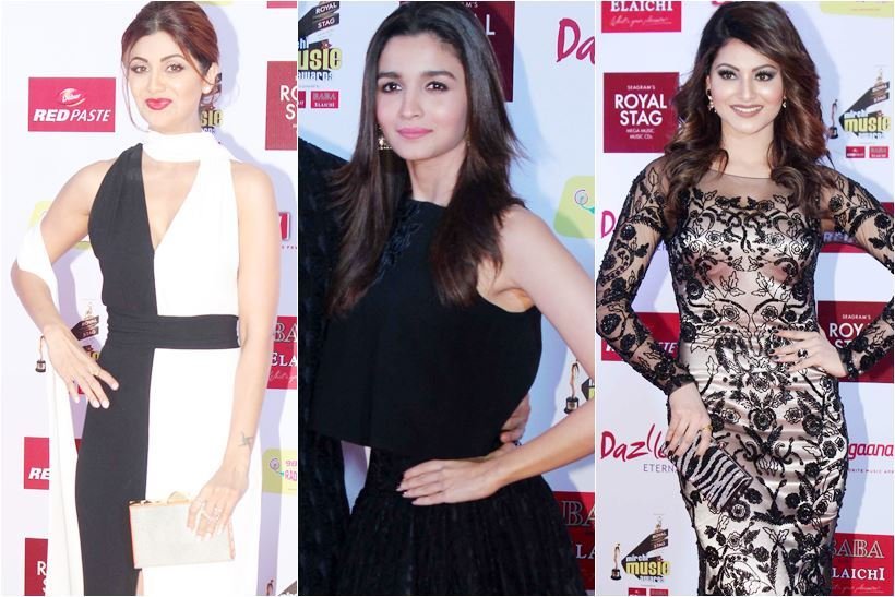 mirchi awards 2017 1 2017 awards, mirchi awards, alia bhatt, urvashi rautela, shilpa shetty, varun dhawan, poonam pandey, Divya Khosla Kumar, Maryam Zakaria ,Akanksha Puri , celeb fashion, sophie chaudhary, mirchi awards night