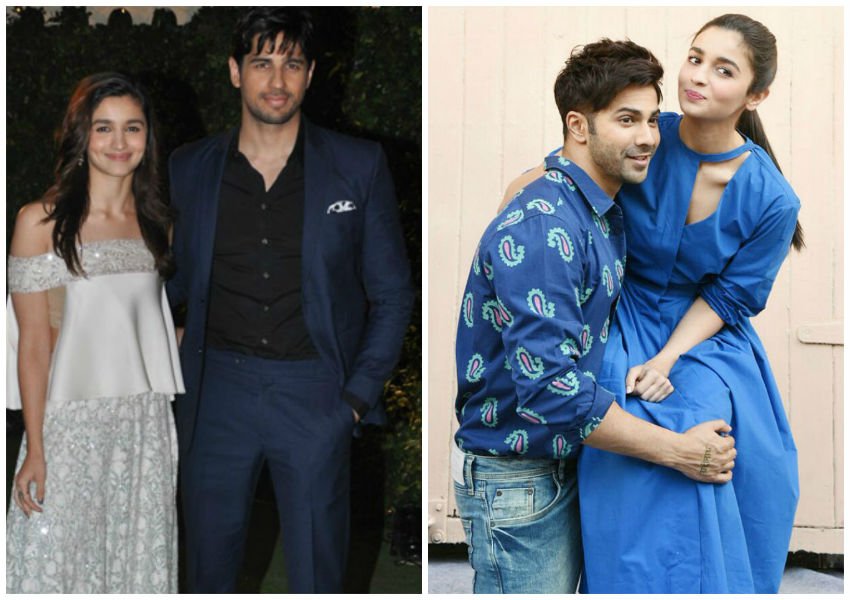 Sidharth Malhotra looking unhappy with the rising proximity between Varun Dhawan and alia bhatt Student Of The Year stars, Badrinath ki Dulhania, success bash, holi bash, Sonakshi Sinha, Sidharth Malhotra, varun Dhawan