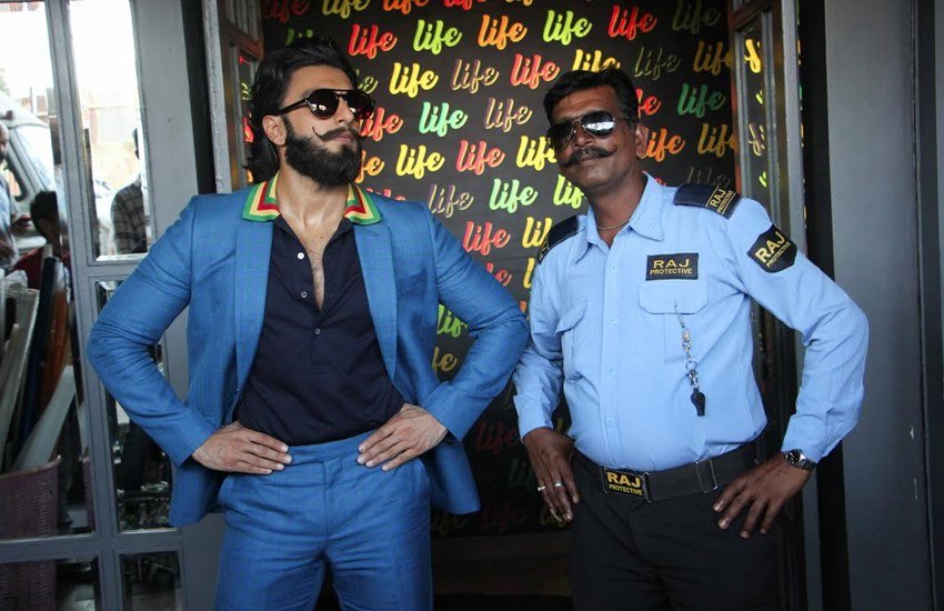 Ranveer Singh Photoshoot 3 Ranveer Singh, Ranveer Singh security guard, Ranveer Singh spotted, Ranveer singh pics, ranveer singh crazy pics, Aamir Khan meets his Dangal team, aamir khan with onscreen daughters, Aamir khan Fatima Sana Shaikh Sanya Malhotra, Aamir Khan Kiran Rao, Dangal cast pics, Aamir Khan with Dangal stars pics, Fatima Sana Shaikh and Sanya Malhotra pics