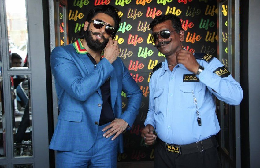 Ranveer Singh Photoshoot 6 Ranveer Singh, Ranveer Singh security guard, Ranveer Singh spotted, Ranveer singh pics, ranveer singh crazy pics, Aamir Khan meets his Dangal team, aamir khan with onscreen daughters, Aamir khan Fatima Sana Shaikh Sanya Malhotra, Aamir Khan Kiran Rao, Dangal cast pics, Aamir Khan with Dangal stars pics, Fatima Sana Shaikh and Sanya Malhotra pics