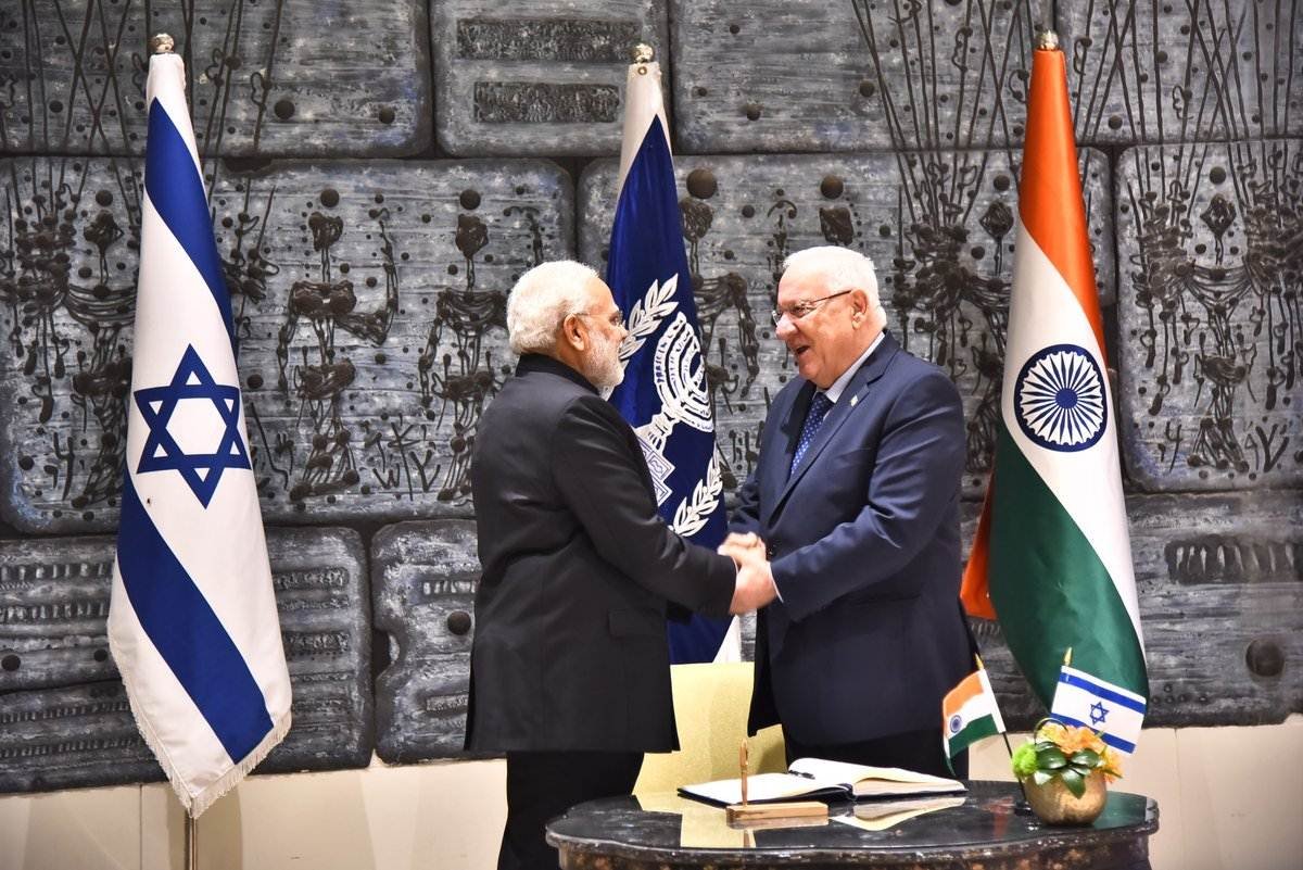 modi with israel modi in israel, narendra modi, modi israel visit, modi netanyahu, benjamin netanyahu, india israel, india israel relations, india news