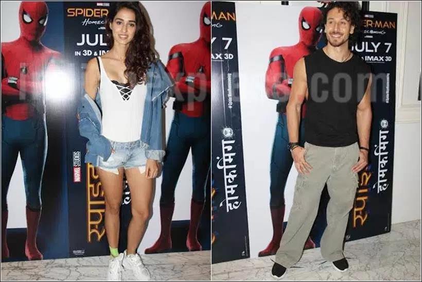 disha Patani disha Patani, tiger shroff, disha tiger movie date, Disha Patani tiger shroff family, Disha Patani tiger shroff, disha tiger spiderman screening, disha tiger photos, disha patani boyfriend, tiger shroff girlfriend, Disha Patani hot images, टाइगर श्रॉफ, दिशा पटानी , स्पाइडर मैन की स्क्रीनिंग