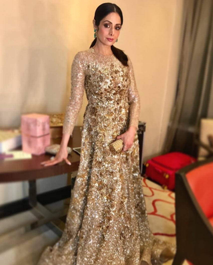 sridevi-2 Sridevi, Sridevi Birthday, Boney kapoor, Jhanvi Kapoor, Mithun Chakraborty