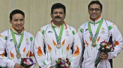 पुरुष टीम को 10 मीटर एअर पिस्टल में कांस्य