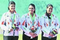 भारतीय महिलाओं ने डबल ट्रैप निशानेबाजी में जीता कांस्य