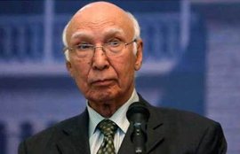 Sartaj Aziz speaks to UN chief
