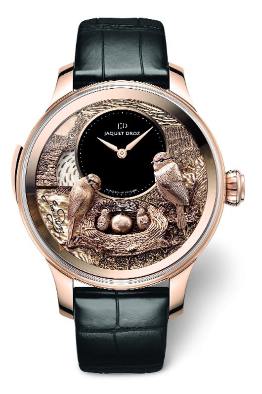 The Bird Repeater by Jaquet Droz blends art with history. The GPHG exposition is held annually. Out of hundreds of craftily-made Swiss watches, the GPHG jury carefully selects 72 to be nominated for the annual awards. “The competition is open to all watchmaking brands, irrespective of nationality. We were very pleased to welcome 234 watches in competition and 90 brands for the 2014 edition, some of which are independent, while others are part of big groups such as the Swatch group,” explains Lamprecht, adding: “Only watches launched in the market after March 2013 and before the end of November 2014 are eligible to enter the competition. So to say, there are no other criteria. Participants have the possibility to register their watches in various categories, and we have adapted this year’s categories to the trend and actual needs. There are 12 categories in all.”