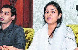 Aparna Yadav against Mulayam Singh yadav