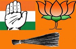 कांग्रेस ने भाजपा और आप को सबक सिखाने के लिए बनाई रणनीति
