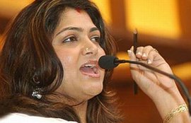 South-actress-khushboo Congress