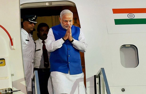 Narendra Modi Back to India
