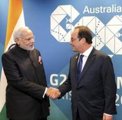 Narendra Modi Meet Francois Hollande