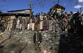 J&K Election Petrol Bomb