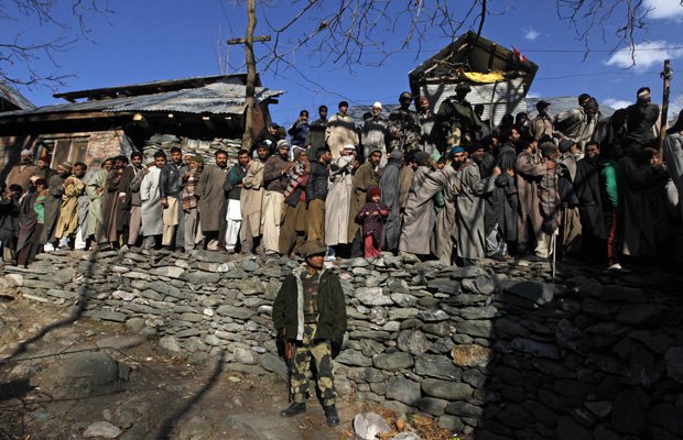 J&K Election Petrol Bomb