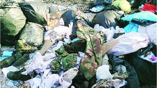 politics with remains of CRPF dead