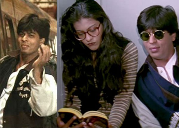 पहला ट्रेन सीन: यह वह सीन है जब राज (शाहरूख खान) और सिमरन (काजोल) पहली बार एक दूसरे से मिलते हैं।