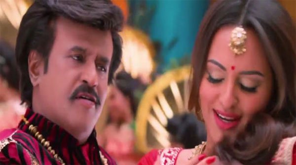 सुपरस्टार रजनीकांत के साथ दक्षिणी फिल्म में पहली बार बॉलीवुड की 'दबंग गर्ल' सोनाक्षी सिन्हा ने किया काम।