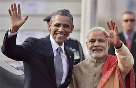 Narendra Modi, Barack Obama, Obama in India, Siri Fort Auditorium, Delhi, National News