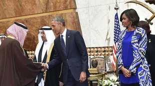 Barack Obama, Michelle Obama, Saudi Arabia, Head Scarf Controversy