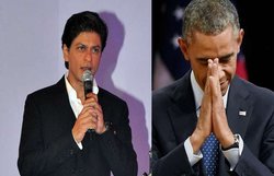 शाहरुख़ ने ओबामा भाषण पर कहा, ‘वह भांगड़ा नहीं कर सके, अगली बार छैंयां छैंयां पक्का’