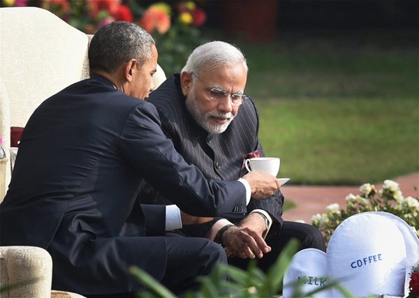 PICS: मोदी ने ओबामा के साथ की ‘चाय पे चर्चा’