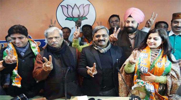 shazia ilmi, shazia ilmi bjp, bjp, delhi assembly polls, delhi elections, aap, arvind kejriwal, shazia ilmi joins bjp