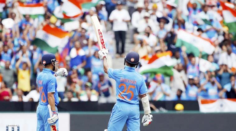 Shikhar dhawan, World cup 2015, virat kohli, century, shikhar dhawan records, CWC15