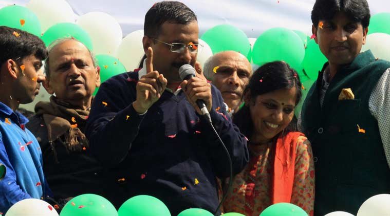 arvind kejriwal, arvind kejriwal cm, kejriwal cm, aap victory, aam aadmi party, aap win delhi assembly polls, delhi elections, delhi win, congress, bjp, kiran bedi, narendra modi, aicc
