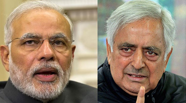 Jammu and Kashmir, Jammu and Kashmir govt formation, Mufti sayeed, Narendra modi, PDP, BJP, PDP BJP alliance, Mufti Modi meet, JK govt formation, JK news