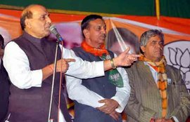 Rajnath Singh, Rajnath Singh Delhi Polls, Rajnath BJP AAP