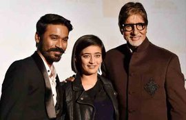 Amitabh, Dhanush Movies R Balki film, Shamitabh Movie Review, Shamitabh lead actors Amitabh Bachchan, Dhanush and Akshara Haasan, South star Dhanush, Shamitabh Trailer Dhanush kisses Akshara Haasan, Entertainment News