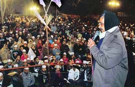 आम आदमी पार्टी, अरविंद केजरीवाल, रोड शो, aam aadmi party, Arvind Kejriwal, road shows, start