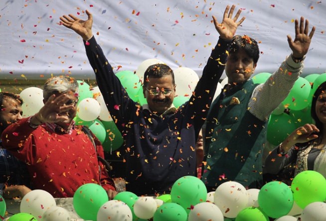 याद हो अगर: पिछले साल 14 फरवरी को ही उन्होंने अपनी पूरी कैबिनेट सहित दिल्ली सरकार से इस्तीफा दिया था। (फोटो: प्रेमनाथ पांडेय)