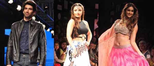 Lakme Fashion Week, LFW 2015, LFW 2015 News, LFW 2015 Latest News, aditya roy kapur, aditya roy kapur pictures, aditya roy kapur ramp walk, aditya roy kapur lfw 2015, aditya roy kapur lfw, soha ali khan, soha ali khan lfw 2015, ileana dcruz, akshara haasan, esha gupta, genelia dsouza, ali fazal, lfw 2015